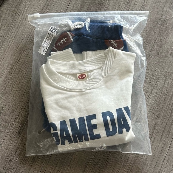 Auguts+Willow Toddler Game Day 2pc Matching Set. Size 2T-3T. Like New! - Picture 9 of 12